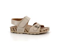 KICKERS Sunkro Sandales fille cuir gris - Scratch et boucle réglable 38