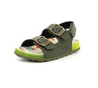 Kickers SUNYVA,SANDALE ENFANT KAKI JAUNE SURF, 33 EU