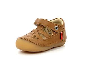 Kickers SUSHY, Plat Oxford Mixte bébé, Camel Clair, 22 EU