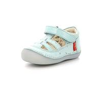 Kickers SUSHY,SALOME BEBE BLEU CLAIR PLUMETIS, 22 EU