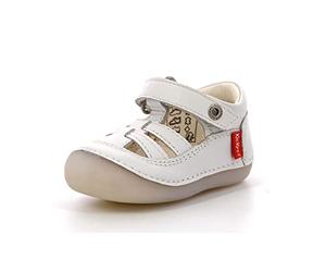 Kickers Sushy, Salomés Mixte, Blanc, 22