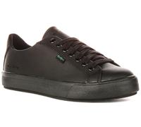 Kickers Tovni Lacets Semelle Élancée Baskets Femme Noir Taille UK 3-6
