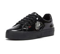 Kickers Tovni Stack Patent Leather Womens Black Trainers-UK 4 / EU 37
