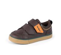 Kickers Tovni Twin Zigzag Chaussures, Marron, 23 EU