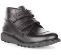 Kickers Kick Hi Fast Fasting Dual Strap Easy On Trainer Noir Hommes EU 39-46