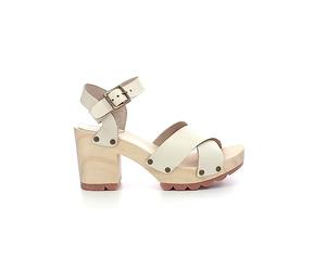 Kickers WISE,SANDALE FEMME BLANC CASSE, 37 EU