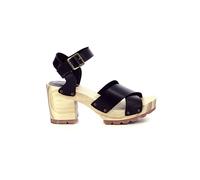 KICKERS Femme Wise Sandale à Talon, Noir, 37 EU