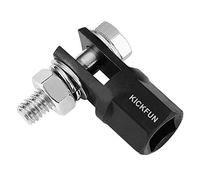 KickFun Adaptateur de cric Losange 1/2" pour Une Utilisation avec entraînement 1/2" / perceuses à Percussion/cliquet ou Douilles d'entraînement Standard ou clé à Ergot 13/16" / Fer à Pneu ou Douille