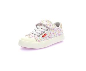 Kickgoldi, Baskets Basses Fille, Blanc Imprime Festi Ete, 34