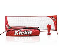 Kickit Football Badminton Game Set Sports Pack Jeunesse Unisexe, Red, Large