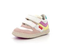 Kickmotion, Sneakers Basses Garçon, Beige Rose Jaune, 23