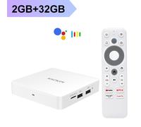 KICKPI-Boîtier TV Android 12 Amlogic S905Y4,2 Go/32 Go,Wi-Fi 1080p/5G,BTpig,avec Google et Netflix,prise en charge vocale AV1 - Type KP1