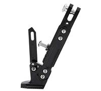 Kickstand réglable de moto de Kuuleyn, support réglable universel de support latéral de pied adapté pour 155125(noir)
