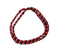 Kicomvi Collier en perles de bois naturel 8MM en bois massif, colliers de perles épais faits à la main en Afrique pour femmes et hommes, Bois, Bois.