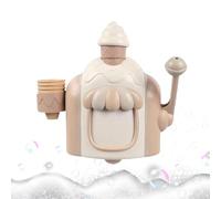 Kid Bath Toys - Hand-Cranked Wall-Mounted Ice Cream Foam Maker Durable Safe, Interactive Bubble Toy, Boys Girls Children 2-5 ans Old, Christmas Birthday Bathroom Home, Fun Shower Sensory Toy | Make