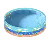 Kid Bathing Pool- Foldable Wading Pool Non-Inflatable For Child | Lightweight Swimming For Kids | Kiddie Pools | Portable Dog Bathtubs | PVC Portable Design Paddling Tub Children Boy