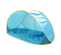Kid Beach Tent - 180cm Sun Shelter | Silver Tape UV Protection, BuiltIn Shallow Splash Pool Shady Zone Water Swimming Travel Daycare Outdoor Backyard Summer Activities Shield