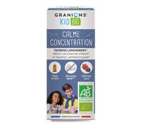 Granions - Complément alimentaire Kid Bio Calme & Concentration - Mélisse & Coquelicot - 125 ml