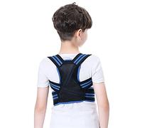 Kid Boy Girl Orthopedic Corset Spine Spine Lumbar épaule Braces Th Adjustable Corrector Back Support Belt (Couleur Bleu, Taille: Small)