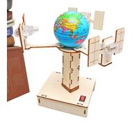 Kid Building Crafts Kit de modélisation Scientifique pour - Kit de modélisation Satellite en Bois - Jouets de Construction STEM Science pour, Adolescents, Filles et garçons