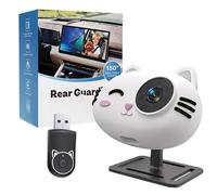 Kid Car Camera - 150-Degree Wide Angle Plug and Play 1080P Videos | Car Seat Monitors | for Travel Daily Commute Road Trips Long Distance Driving Camping Shopping