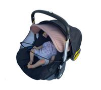 KID COLU ® Accessoires de poussette moustiquaire Compatible avec Doona siège de voiture poussette panier pour bébé pare-soleil couverture nouveau-né for Carry Basket net