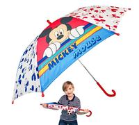 Disney parapluie pour enfants Mickey 45 cm polyester rouge/blanc/bleu multicolore G