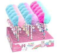 Kid Licensing Présentoir 16 stylos Licorne Sweet Dreams avec Pom Pón, multicolore, Única