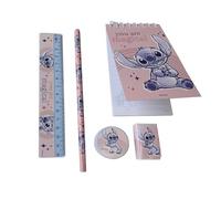 Mini Set De Papeterie Stitch Disney (5 Pièces)
