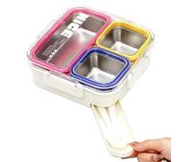 Kid Lunch Box - Leakproof Divided Compartments Dinner Storage Tray
