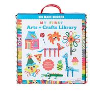 Kid Made Modern Artisanat pour tout-petits âgés de 2 à 4 ans Ma première bibliothèque d'art et d'artisanat - Kit d'artisanat pour aider à développer la motricité fine