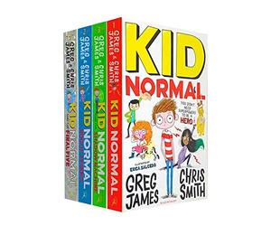 Kid Normal Series 4 Books Collection Set By Greg James and Chris Smith