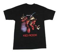 Kid Rock Brick Wall Middle Finger Unisex 100% Cotton Short-Sleeve T-Shirts Black XXXL