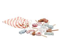 Kid´s Concept Bonbons, Bonbons et sucettes dans des Sacs en Bois
