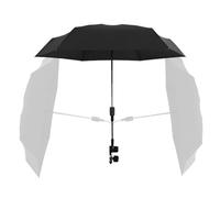 Kid Stroller Parasol - 360 Degree Adjustable Pushchair Sun Shade, Clip On UV Protection Umbrella, Portable Pram Weather Cover, Carriage Outdoor Shade Accessory | For Pushchair Pram Strollers Chair