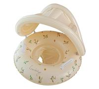 Kid Swimming Pool - Float Inflatable Canopy Ring | Sun Shade Water Toy | UV Protection Float Seat System, Durable PVC Support Frame, Safe Stability Design for Beach Bath Tub Outdoor Vacation Trav