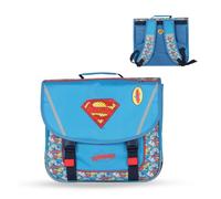 KID'ABORD Cartable scolaire 38 cm - Garçon - Bleu/Rouge - 2 compartiments