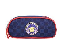 KID'ABORD La Plume Dorée - 1 Trousse Fourre-Tout 2 Compartiments - Collection Mario Kart - Dimension 23 x 11 x 7 cm
