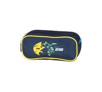 KID'ABORD Trousse Scolaire Batman - Bleu Marine/Jaune - 2 Compartiments