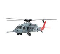 Kidaromo F09-H SH60 H-AWK Hélicoptère radiocommandé 1:47 2,4 GHz 8 canaux avec double moteur sans balais, GPS et vol cascadeur 3D/6G, avion RC à conduite directe pour adultes - RTF