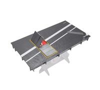 Kidaromo Modèle de pont de porte-avions de classe Nimitz 1/72, module A2 avec catapulte 3 et plaque de déflecteur de souffle, base de diorama en résine avec support en acrylique, pont de vol modulaire