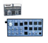 Kidaromo Rowsfire A106 Pro A32X Pro Light OVHD Panneau supérieur pour MS-FS 2020/2024, compatible avec les avions FE-NIX, F-BW et i-in, panneau SIM de vol Plug & Play pour cockpits Windows Home