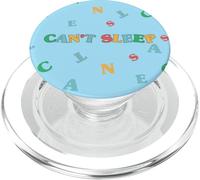 Kidcore Aesthetic Can't Sleep Alt Indie 80s 90s Rétro PopSockets PopGrip pour MagSafe