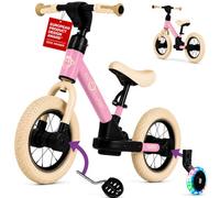 Kidcruiser Pedalplay Draisienne evolutive, Velo Enfants 2 Ans, Design 3 en 1, Javec des roulettes latérales et des pédales à LED, Cadre Robuste