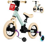 Kidcruiser Pedalplay Draisienne evolutive, Velo Enfants 2 Ans, Design 3 en 1, Javec des roulettes latérales et des pédales à LED, Cadre Robuste