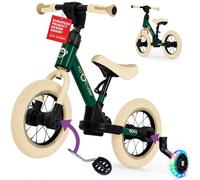 Kidcruiser Pedalplay Draisienne evolutive, Velo Enfants 2 Ans, Design 3 en 1, Javec des roulettes latérales et des pédales à LED, Cadre Robuste