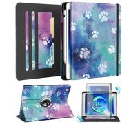Kidcube Étui pour iPad Air 3e génération/Pro 10,5" - Étui Folio Mignon avec Support Rotatif avec Porte-Crayon et Fente pour Carte - Étuis Kawaii Cool Motif Chiens de Dessin animé pour iPad Pro 10,5