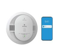 Kidde Détecteur de fumée Intelligent, Application Ring activée pour Les Notifications en Temps réel, interconnectivité sans Fil, alimenté par Pile AA