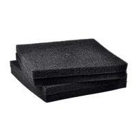 KiddiBubzi Mousse de Filtration Noire for Aquarium, Filtre biochimique, éponge, écumoire, Longue durée d'utilisation(35PPI,50x50x5cm)