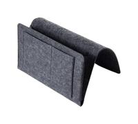 KiddiBubzi Sac de Rangement en Feutre for Chevet, Bureau, canapé, télécommande, TV, Organiseur de canapé, Pochettes(Gray)